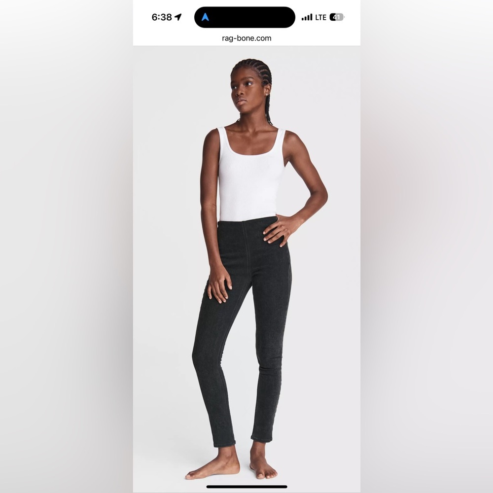 Nina High-Rise Pull On Jeggings